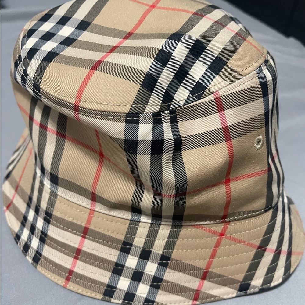 Authentic Burberry Check Bucket Hat